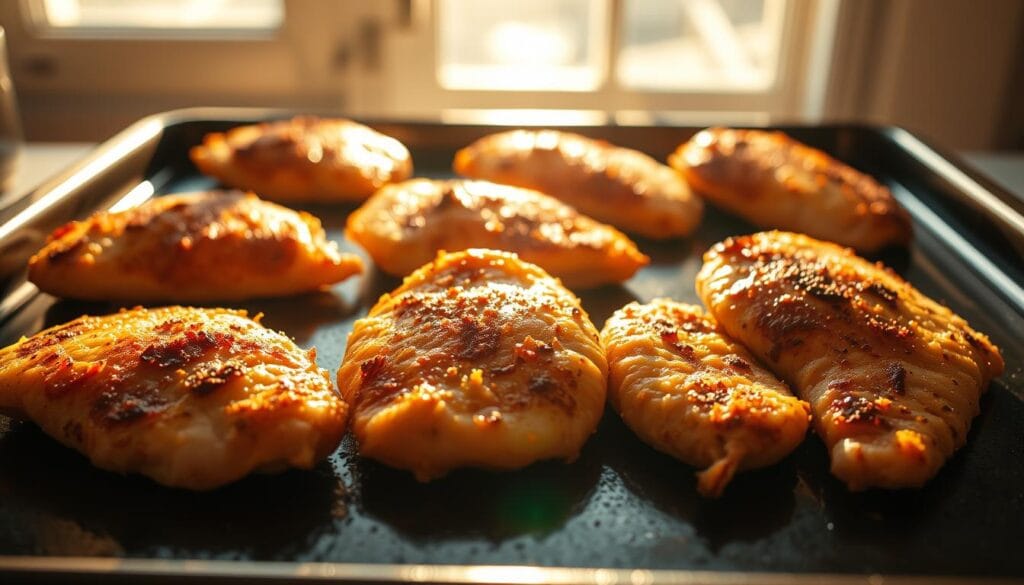 Crispy Chicken Cutlets in Oven