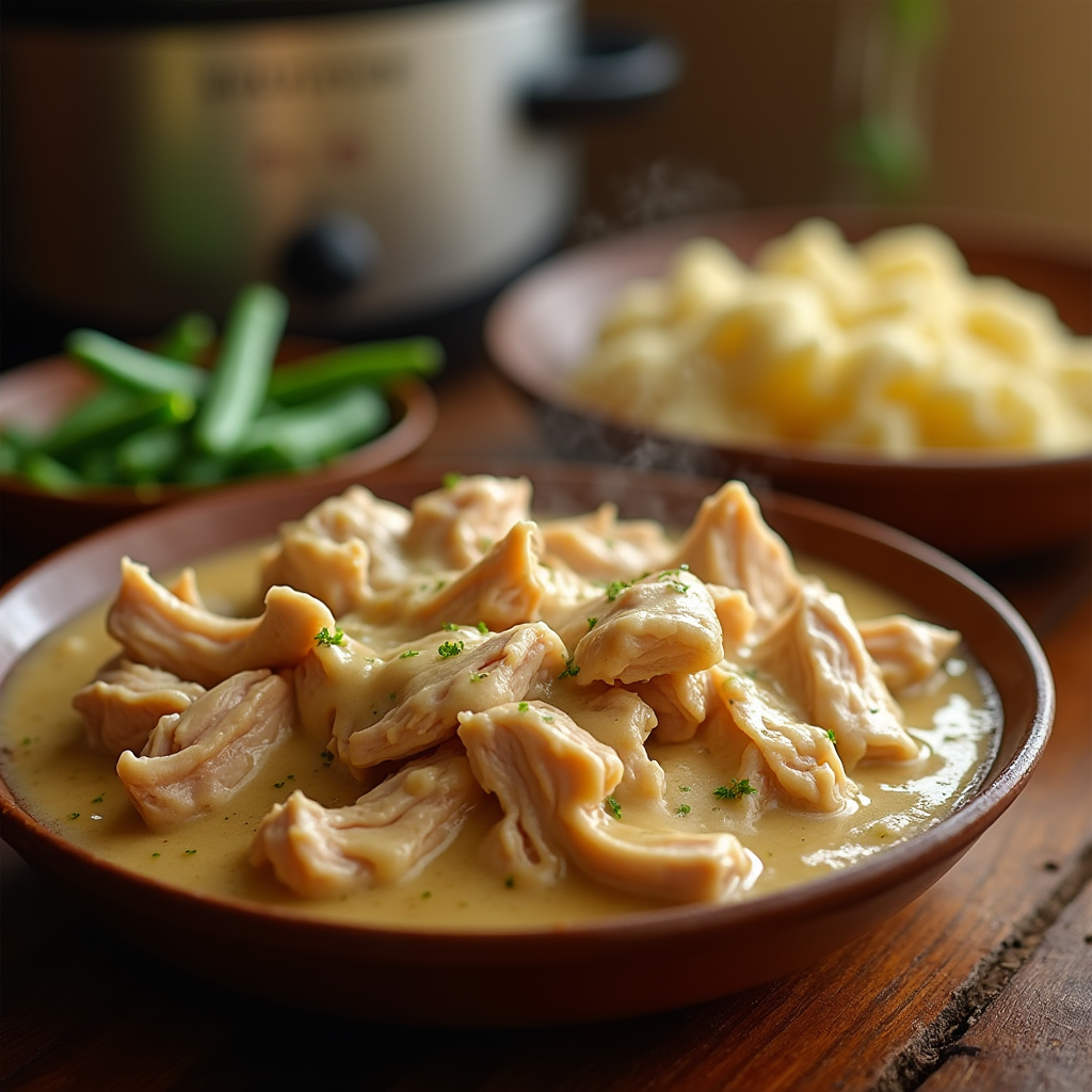 Crockpot Chicken and Gravy Recipe