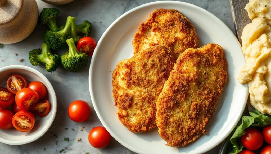 Oven Baked Breaded Chicken Serving Suggestions