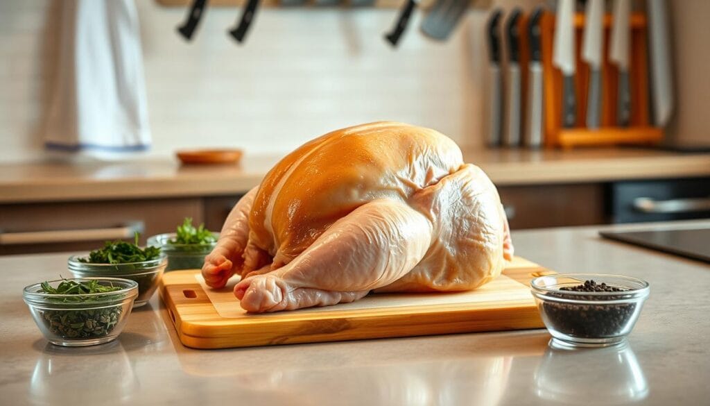 Preparing Chicken for Southern Dressing