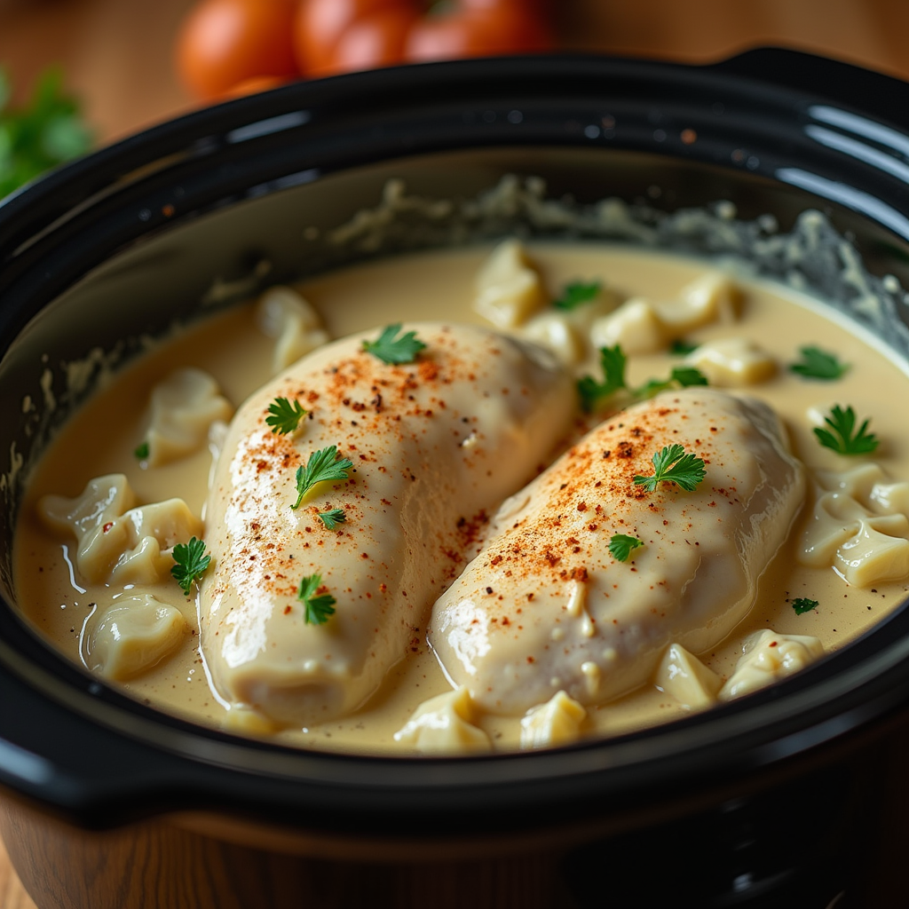 Slow-Cooker-Creamy-Chicken