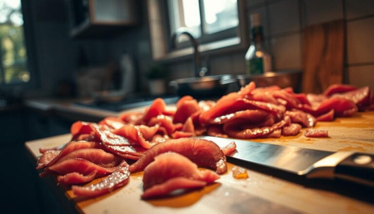 thin sliced beef