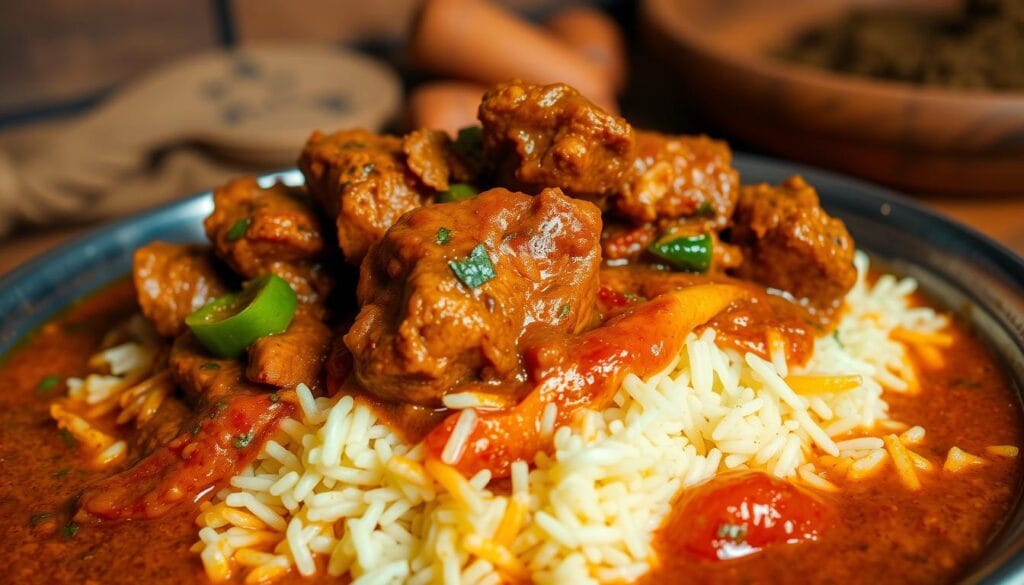 Authentic Lamb Vindaloo Dish