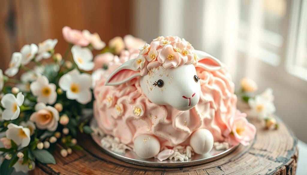 Easter Lamb Cake Decorating Ideas