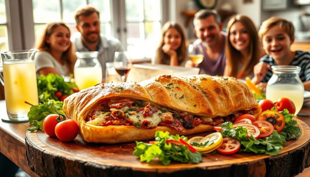 Family-friendly Stromboli Dinner