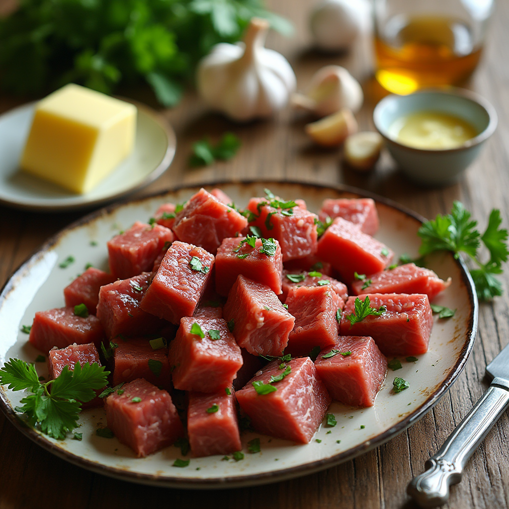 Garlic Butter Steak Bites