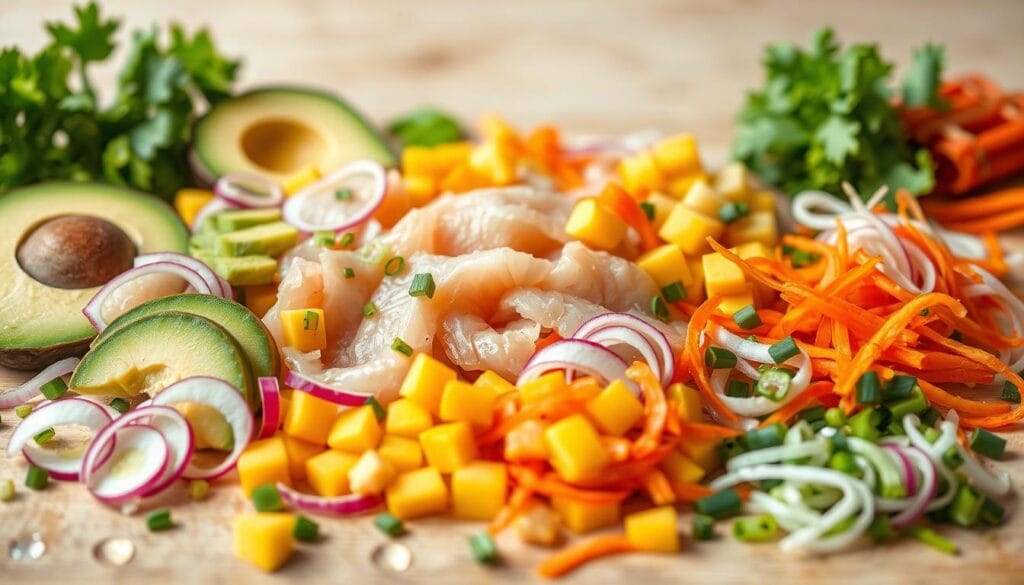 Healthy Seafood Dishes Toppings