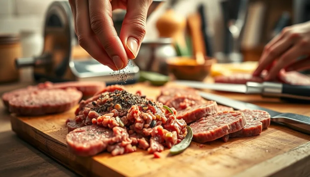 Homemade Beef Breakfast Sausage Preparation