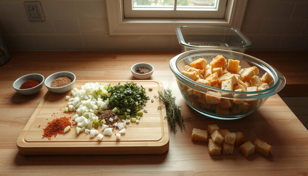 Thanksgiving Dressing Preparation and Storage