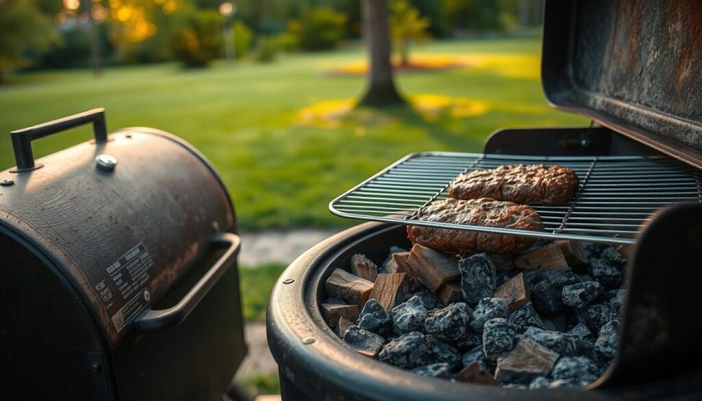 Wood-Smoked Meatloaf Smoker Preparation