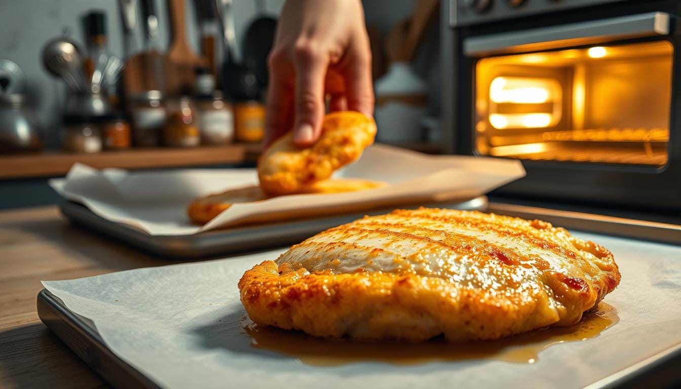 how long to cook chicken cutlets in oven