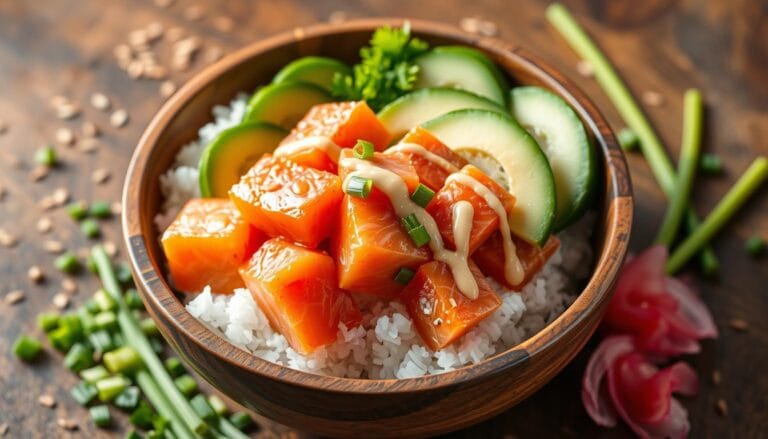 salmon poke bowl recipe