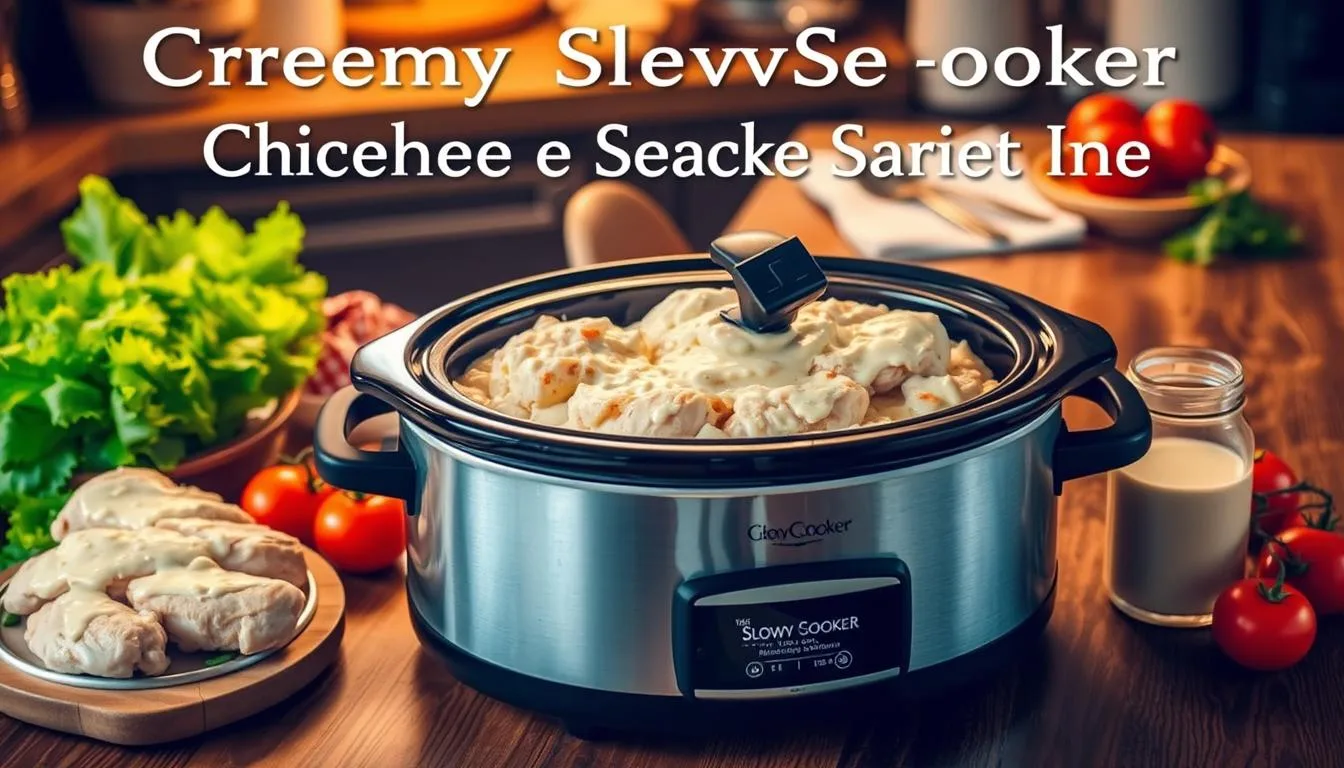 Slow Cooker Chicken Caesar Sandwiches