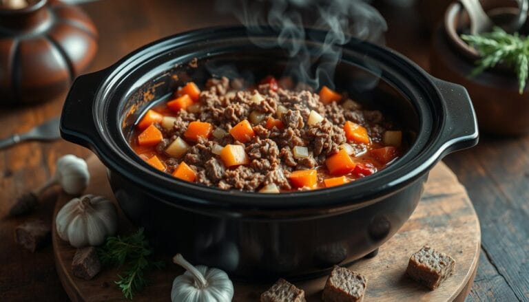 chop meat crock pot recipes