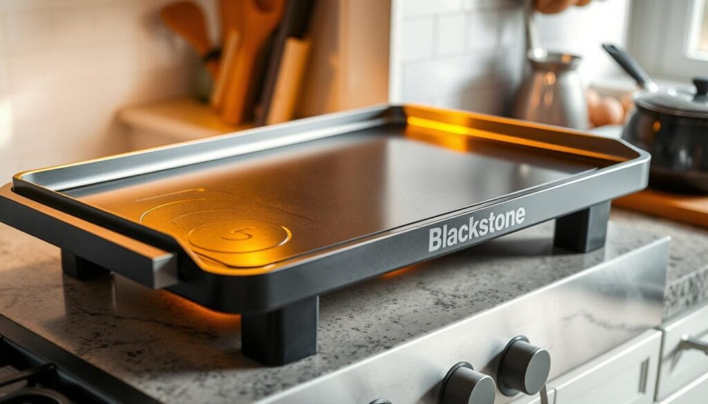 preheating blackstone griddle